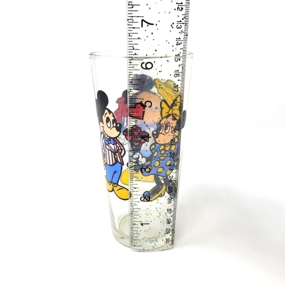 Vintage Mickey Mouse Minnie Mouse Pepsi Collector Series 1978 Disney Glass Cup - Picture 6 of 8